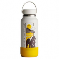 Hydro Flask National Park Foundation Limited Edition 32 oz Wide Mouth Insulated Water Bottle - Yellowstone Ivory 32 oz