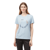 Tentree To The Mountains T-Shirt - Women's M Blue Fog Heather