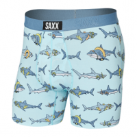 Saxx Ultra Boxer Brief - Men's Pool Sharks / Sea Glass M