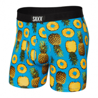 Saxx Ultra Boxer Brief - Men's Polka Pineapple / Blue L