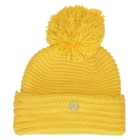 Coal The Myrtle Chunky Knit Pom Beanie - Women's Old Gold One Size