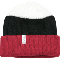 Coal The Frena Thick Knit Cuff Beanie Red Stripe One Size