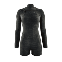 Patagonia R1 Lite Yulex Front-Zip Long-Sleeved Spring Suit - Women's Black 10