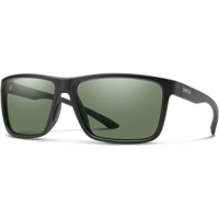 Smith Riptide Chromapop Sunglasses - Men's Matte Black / Chromapop Gray Green Polarized