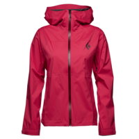 Black Diamond StormLine Stretch Rain Shell - Women's Pomegranate M