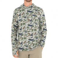 Free Fly Apparel Bamboo Crossover Hoodie - Men's Camo L