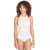 Billabong Layered With Love One-Piece Swim Suit - Girls' Multi 7