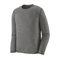 Patagonia Capilene Cool Lightweight Long-Sleeved Shirt - Men's Forge Grey / Feather Grey X-Dye S