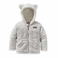 Patagonia Furry Friends Hoodie - Infant Birch White 12M