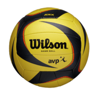 Wilson AVP ARX Game Volleyball Yellow / Black / Orange Official