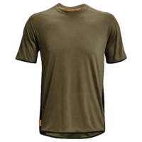 Under Armour Iso-Chill Trek Short Sleeve - Men's Tent / Black XXL