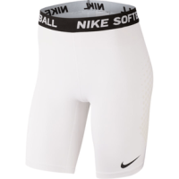 Nike Dri-Fit Slider Softball Shorts - Women's White / Black L
