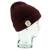 Coal The Scout Heathered Knit Cuff Beanie Dark Burgandy One Size
