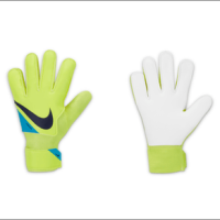 Nike Jr. Goalkeeper Match Soccer Gloves - Kids' Volt / White / Blackened Blue 8