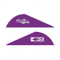 Bohning Blazer Vane - 36 Pack Single Purple