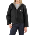 Carhartt Sandstone Sierra Hooded Jacket with Sherpa Lining (For Women)