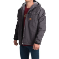 Carhartt Sandstone Hooded Multi-Pocket Jacket - Sherpa Lined (For Men)