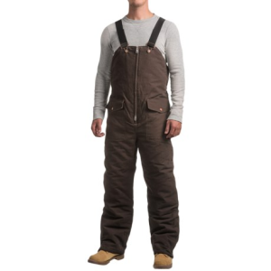 Work Horse Washed Bib Overalls - Insulated (For Men)