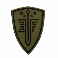ELITE FORCE SHIELD RUBBER PATCH GREEN