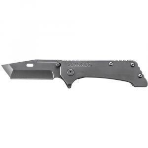 Schrade Frame Lock Folding Knife Tanto Blade Steel Handle