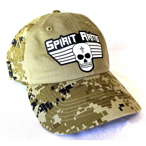 Solid Front Green Camo Hat