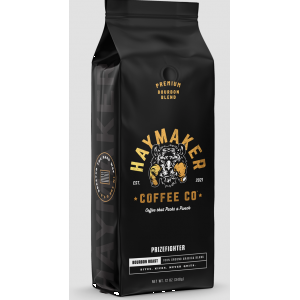 HAYMAKER Roasted Coffee, Whole Bean, 100% Arabica Beans, Roasted in USA... (Bourbon Roast, 12 Ounce (Pack of 1))