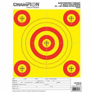 Shotkeeper Targets 5-Bulls Bryel/Rd Small 12pk