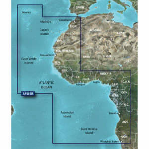 Garmin BlueChartA(R) g2 HD - HXAF003R - Western Africa - microSD(TM)/SD(TM)