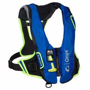 Onyx Impulse A/M-33 All ClearA(R) Auto/Manual Inflatable Life Jacket - Blue