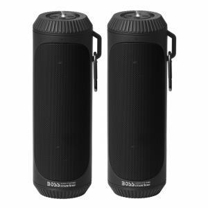 Boss Audio Bolt Marine BluetoothA(R) Portable Speaker System w/Flashlight - Pair - Black