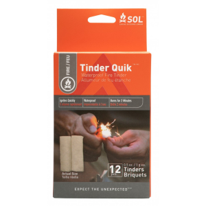 S.O.L. Survive Outdoors Longer Tinder Quick - 12 Pack
