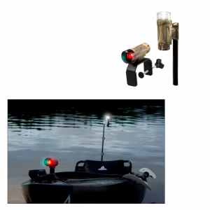 Attwood PaddleSport Portable Navigation Light Kit - C-Clamp, Screw Down or Adhesive Pad - RealTreeA(R) Max-4 Camo