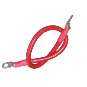 Ancor Battery Cable Assembly, 2 AWG (34mm^2) Wire, 3/8" (9.5mm) Stud, Red - 32" (81.2cm)