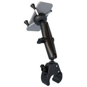RAM Mount Universal Tough-Claw(TM) Base w/Long Double Socket Arm & Universal X-GripA(R) Cell/iPhone Cradle