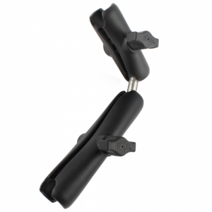 RAM Mount Standard Double Socket Arm, Long Double Socket Arm & Double Ball Adapter f/1" Balls