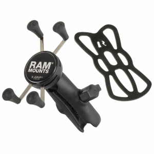RAM Mount Universal X-GripA(R) Cell Phone Cradle w/Double Socket Arm