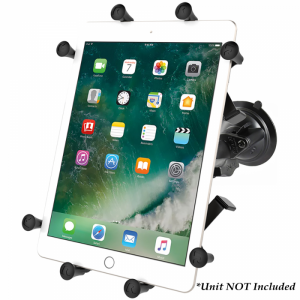 RAM Mount Twist-Lock(TM) Suction Cup Mount w/Universal X-GripA(R) Cradle for 10" Large Tablets