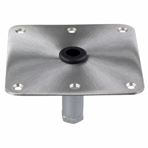 Springfield KingPin(TM) 7" x 7" Stainless Steel Square Base (Threaded)