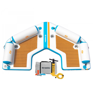 Solstice Watersports 11' Inflatable C-Dock with Removable Pillows