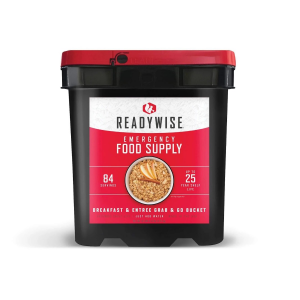 Readywise 84 Serving Breakfast and Entree Grab and Go Food Kit