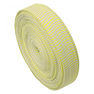 October Mountain VIBE String Silencers White/Neon Yellow 85 ft.