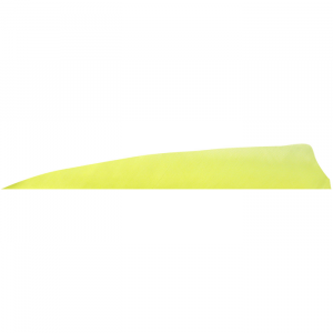 Gateway Shield Cut Feathers Flo Yellow 4 in. RW 100 Pk.