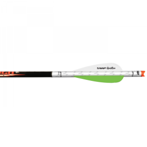 NAP Quikfletch QuickSpin Fletch Rap White and Green 2 in.