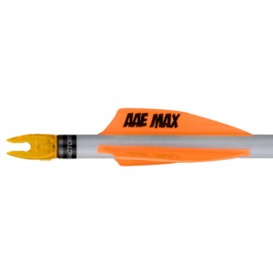 AAE Plastifletch Max Vanes Fire Orange 2in. Shield 100pk.