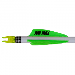 AAE Plastifletch Max Vanes Neon Green 2 in. Shield 100pk.