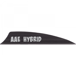 AAE Hybrid 1.85 Vanes Black 1.85 in. Shield Cut 100 pk.