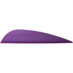 AAE Elite Plastifletch Vanes Purple 2.875 in. 100 pk.