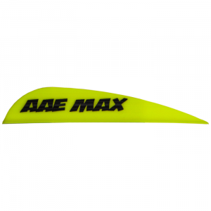 AAE Max Stealth Vanes Yellow 2.6 in. 100 pk.