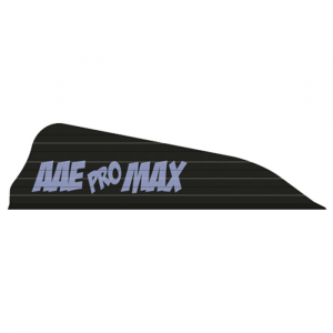 AAE Pro Max Vanes Black 1.7 in. 100 pk.