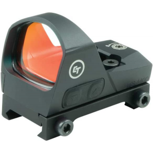 Crimson Trace CTS-1400 Compact Open Reflex Electronic Sight with MOA Aiming Point, Brightness Control, and Rugged Construction for Rifles, Shotguns, Competition, and Shooting